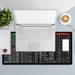 CITYCART Anti Slip Keyboard Computer Pads with Shortcuts Non Slip Base Mousepad image 5