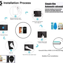 Mersal Edge To Edge Tempered Glass for CMF by Nothing Phone 2 Pro image 5