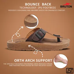 bruton Men Sandal|Super Soft|Orthopedic|Comfortable|Lightweight Sandal image 2