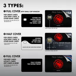 Casebox Card Skin, (Full Cover), (Small Chip), (Pack Of 2) Mobile Skin image 3