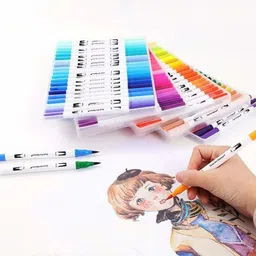 levin 120 dual tip brush marker pen 0.4 fine nib image 5