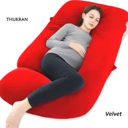 thukran Microfibre Solid Pregnancy Pillow Pack of 1-picture-26