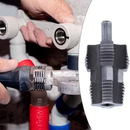 pkt water pipe hole opener 1 inch PPE pipe hole tapping tool Internal Thread Opener Thread Tap Water Pipe Thread Opener for PVC Plastic Pipe image 2