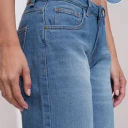 tokyo talkies Women Regular Mid Rise Blue Jeans image 5