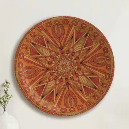 nestroots Walnut Whirl Wall Plate-picture-11