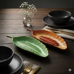 retail mafia Ceramic plate tray dish pack of 2 Servinewg Dishes_new37 Quarter Plate image 1