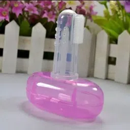 gymsy Baby Finger Tooth-Brush with Holder (Kids Toothbrush Non Toxic odorless, Ultra Soft Toothbrush-picture-27