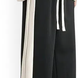 parwati creation Men Loose Fit Black Linen Blend Trousers image 4