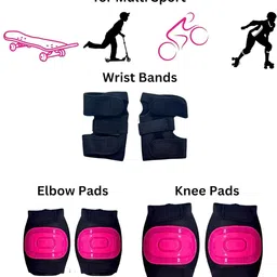 apolestar Multi Sport Protective Kids Skating Set Safety Gear Kit for Skating, 15+ Yrs Cycling Guard Combo image 4