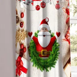 manvicreations 213 cm (7 ft) Door Polyester Room Darkening Curtain Single Curtain image 1