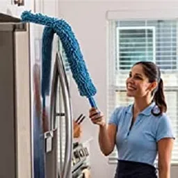 kleverdot FAN DUSTER BLUE ( 1 psc ) Wet and Dry Duster image 2