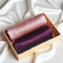 zevio Solid Satin Blend Women Pink, Purple Fancy Scarf-picture-24