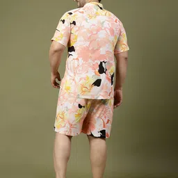 rigo Men Night Suit Set Pink Printed image 2