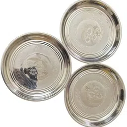 frotool Pack of 9 Steel steel dinner set Dinner Set image 3