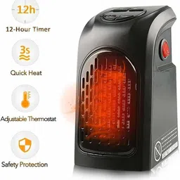 mishti enterprise Small Electric Handy Room Heater Compact Plug-in Car Heater Unit image 3