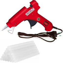 adity RED MINI 20 WATT - 30 GLUE STICKS OF 7MM SIZE Standard Temperature Corded Glue Gun-picture-17