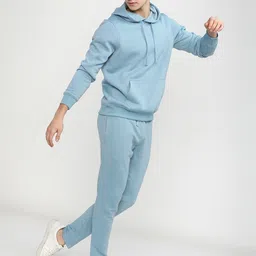 highlander Men Full Sleeve Solid Hooded Sweatshirt image 5