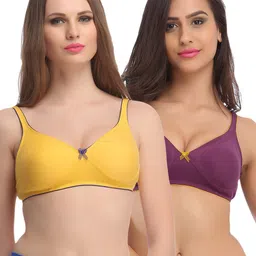 clovia Pack of 2 Women Full Coverage Non Padded Bra-picture-28