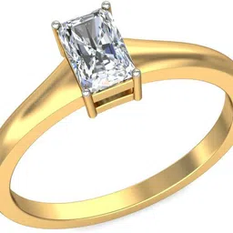 avsar AVR617YB 14kt Cubic Zirconia Yellow Gold ring image 4