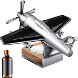eliteauto Airplane Glider Perfume, with Organic Fragrance Solar power with 360 Rotation Air Purifier-picture-14