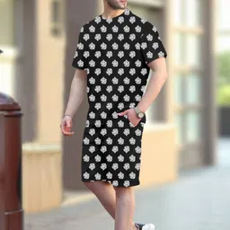 nb nicky boy Tshirt Hot Pants Co-ords Set image 3