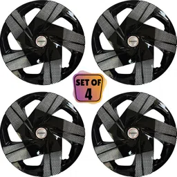 prigan Etios Cross Starex Silver Black 15 INCH Wheel Cover For Toyota Etios Cross image 2