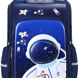 tony stark Astronaut 3D Embosed Design Water-Resistant Backpack For 5-12 Yrs School Kids School Bag-picture-12
