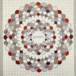 sarvoch 144 TC Cotton Double Jaipuri Prints Flat Bedsheet image 3