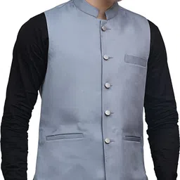 nadwi garments Solid Men Waistcoat image 2