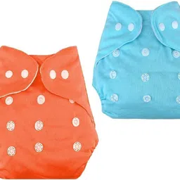 M3Zone- Reusable Baby Washable Cloth Cotton Diaper- Combo of 2 Pieces L-XL (No Insert Pads Included)-image-46