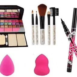 tya gen-ii Makeup Kit + Hello Kitty Makeup Brushes + Me Now Makeup Sponges + black Eyeliner-picture-15