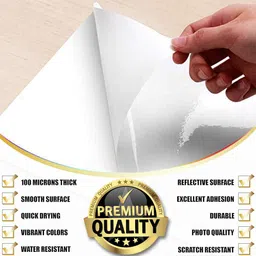 kcg 18 cm Self Adhesive Push and Pull Sign Stickers - Set of 2 Push & 2 Pull Self Adhesive Sticker image 4