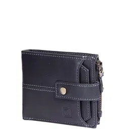Style Shoes Unisex Leather Two Fold Wallet image 4
