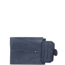 Style Shoes Unisex Leather Two Fold Wallet image 3