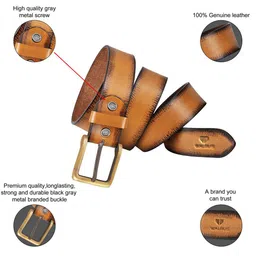 Walrus Men Genuine Leather Belt image 4