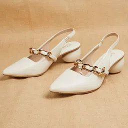 CODE by Lifestyle Embellished With Back Strap Heels image 1