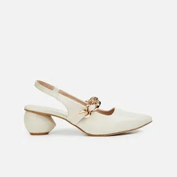 CODE by Lifestyle Embellished With Back Strap Heels image 4