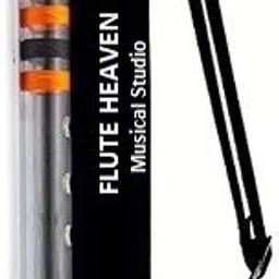 heaven Flute C Natural Middle Scale Acrylic Bansuri 19 inch Actual Size Fiber Glass Flute-picture-19