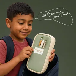 egab Student Series Plain Art Plastic Pencil Box image 3