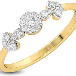 KISNA Diamond Gold Ring for Women 18kt Diamond Yellow Gold ring-picture-27