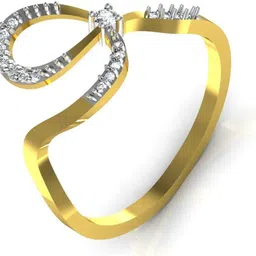 avsar Anjalee 18kt Diamond Yellow Gold ring image 3