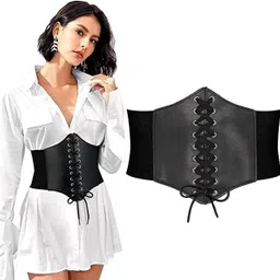 trexee Girls Casual, Formal Black Artificial Leather Belt-picture-10