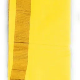 exclusive dhoties EXD388 Men's 100% Pure Cotton With 2" Inch Gold Zari Border Dhoti size 9x5 with towel (4.1Mtr Dhoti with 2.3Mtr Angavastram towel) Men Dhoti-picture-10