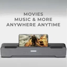 TECHEL 10W Black M51 Home TV Soundbar Speaker KP4 15 W Bluetooth Soundbar-picture-30