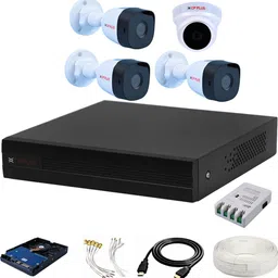 CP PLUS 4 Channal DVR 1Pcs,Outdoor Camera 2.4 MP 3Pcs,Indoor 2.4 MP 1Pcs,Hard Disk, Security Camera-picture-21