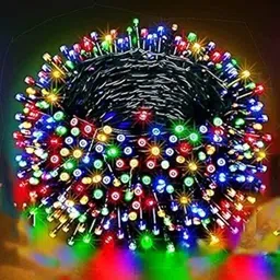 shine sparkel 250 LEDs 25 m Multicolor Color Changing, Flickering, Steady Bulb Rice Lights-picture-27
