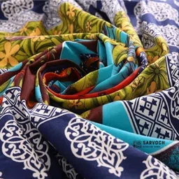 sarvoch Cotton Double Flat 144 TC Jaipuri Prints Bedsheet image 4