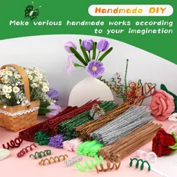 ktrading 100 Pcs Pipe Cleaner for Hobby Crafts, Scrapbooking, DIY Accessory image 4