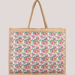 dazzle Women Pink, Orange, White Tote image 2