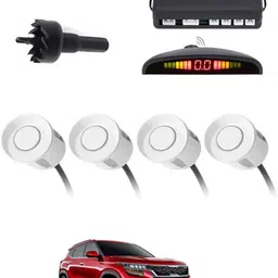 zplus 4White Parking Sensor With LED Display Increased Safety For Car-241 Safety of Passengers/Car One Alarm Kit-1544 Parking Sensor-picture-13